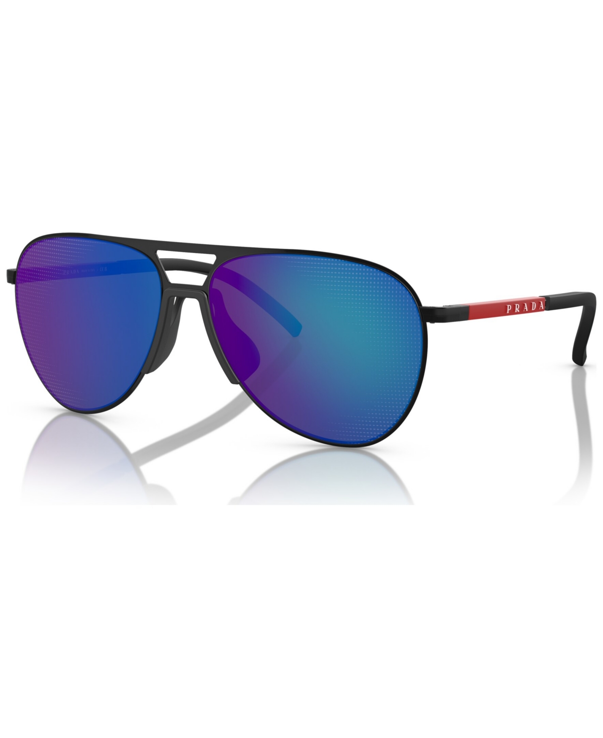 Prada Men's Sunglasses, Ps 51xs In Matte Black