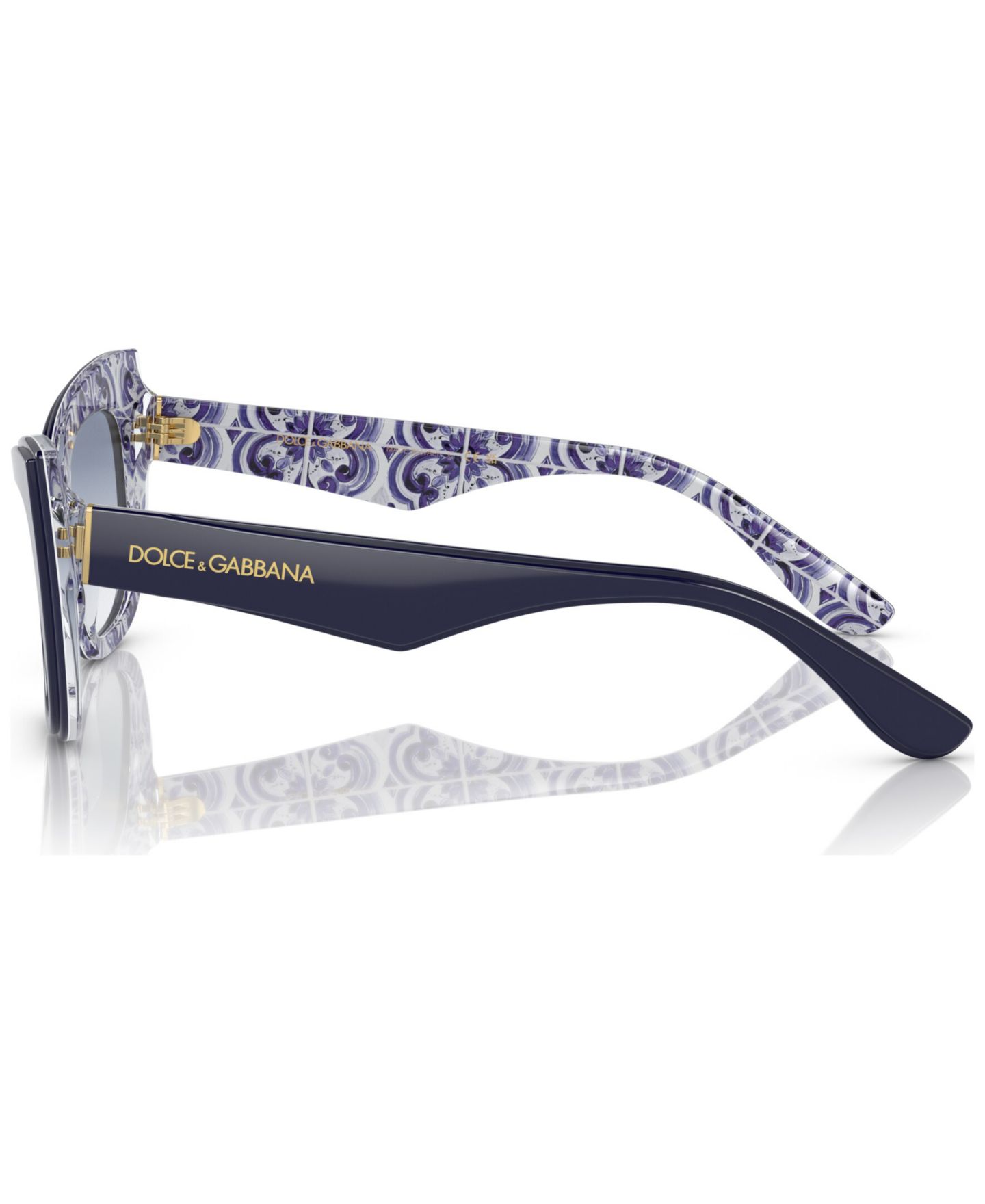 Женские солнцезащитные очки Dolce&Gabbana DG441754-Y, цвет: Синий — фото 3
