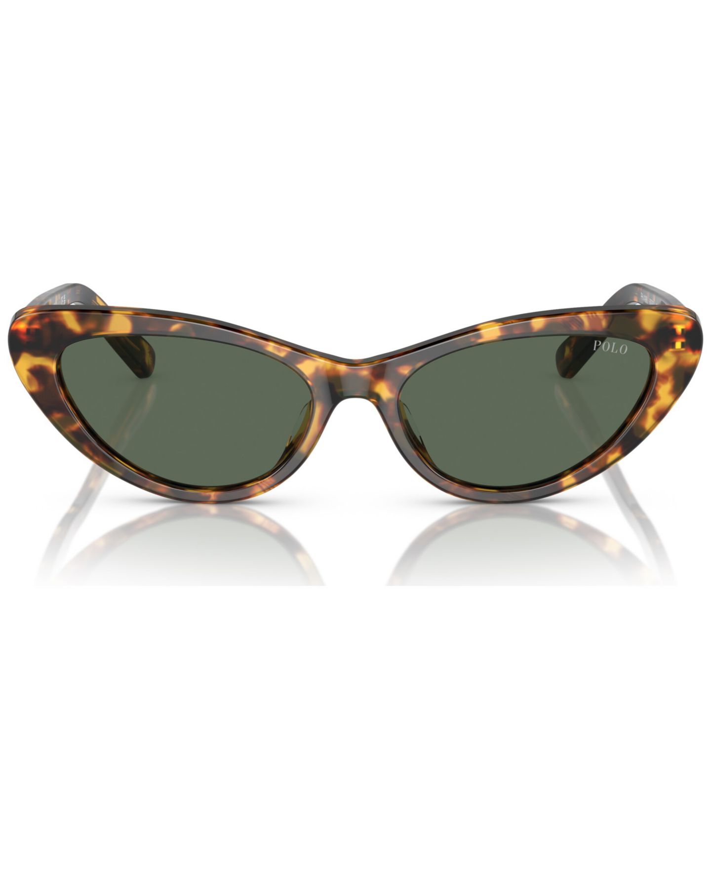 Женские солнцезащитные очки Polo Ralph Lauren Sunglasses, PH4199U54-X, цвет: Блестящий гавана — фото 2