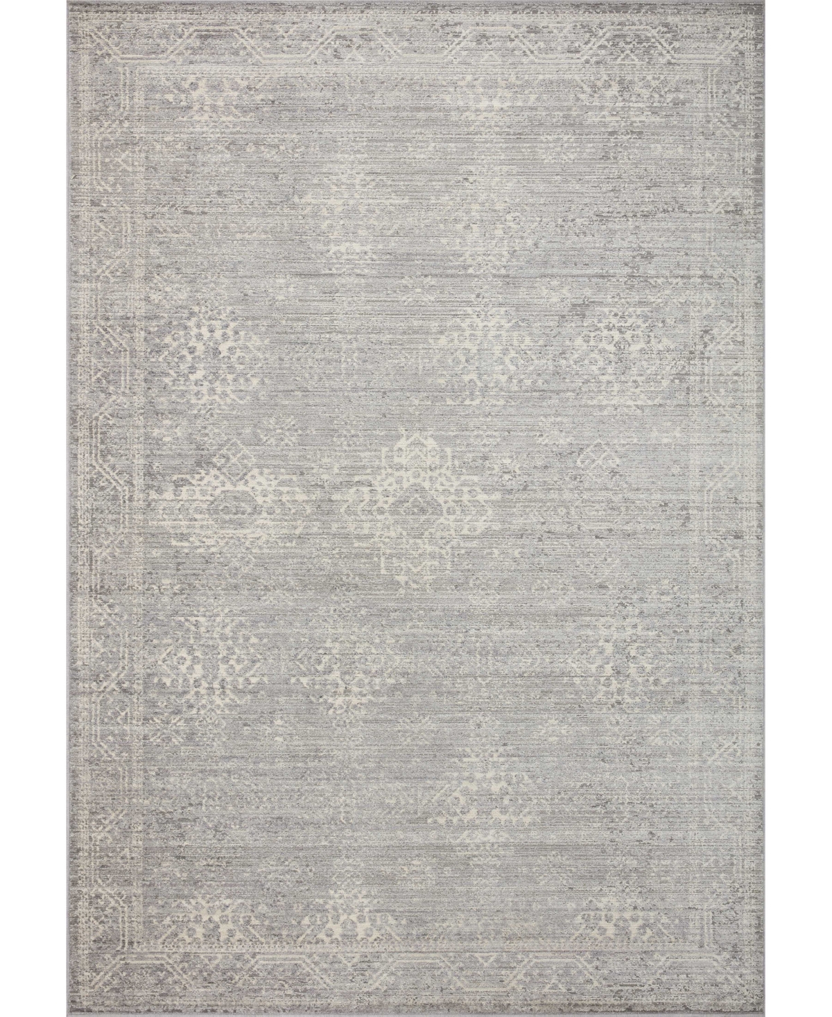 Loloi Indra Ina-02 7'10in x 10' Area Rug - Silver