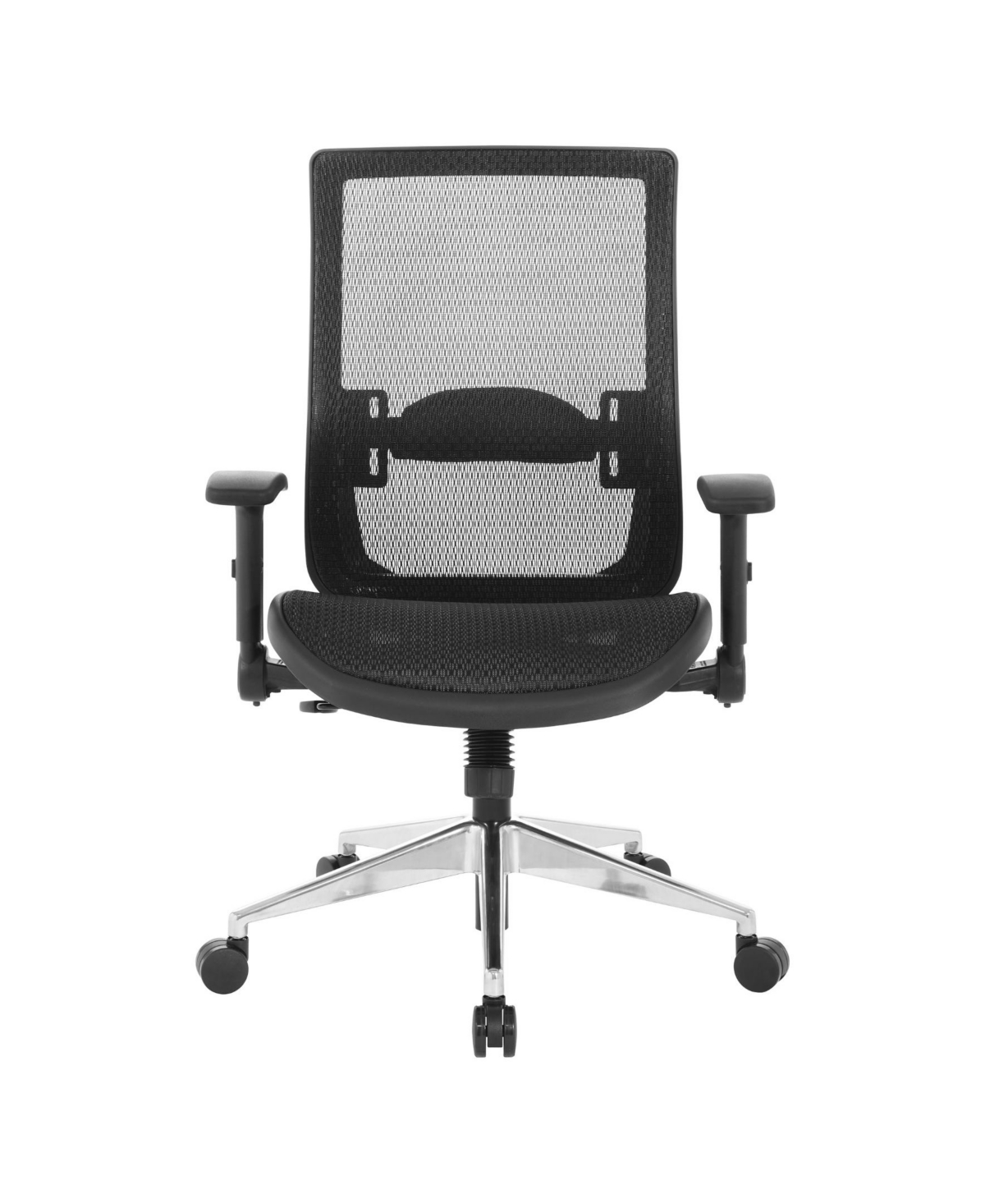 Osp Home Furnishings Black Matrix Back Manager's Office Chair With Matrix Seat In Black