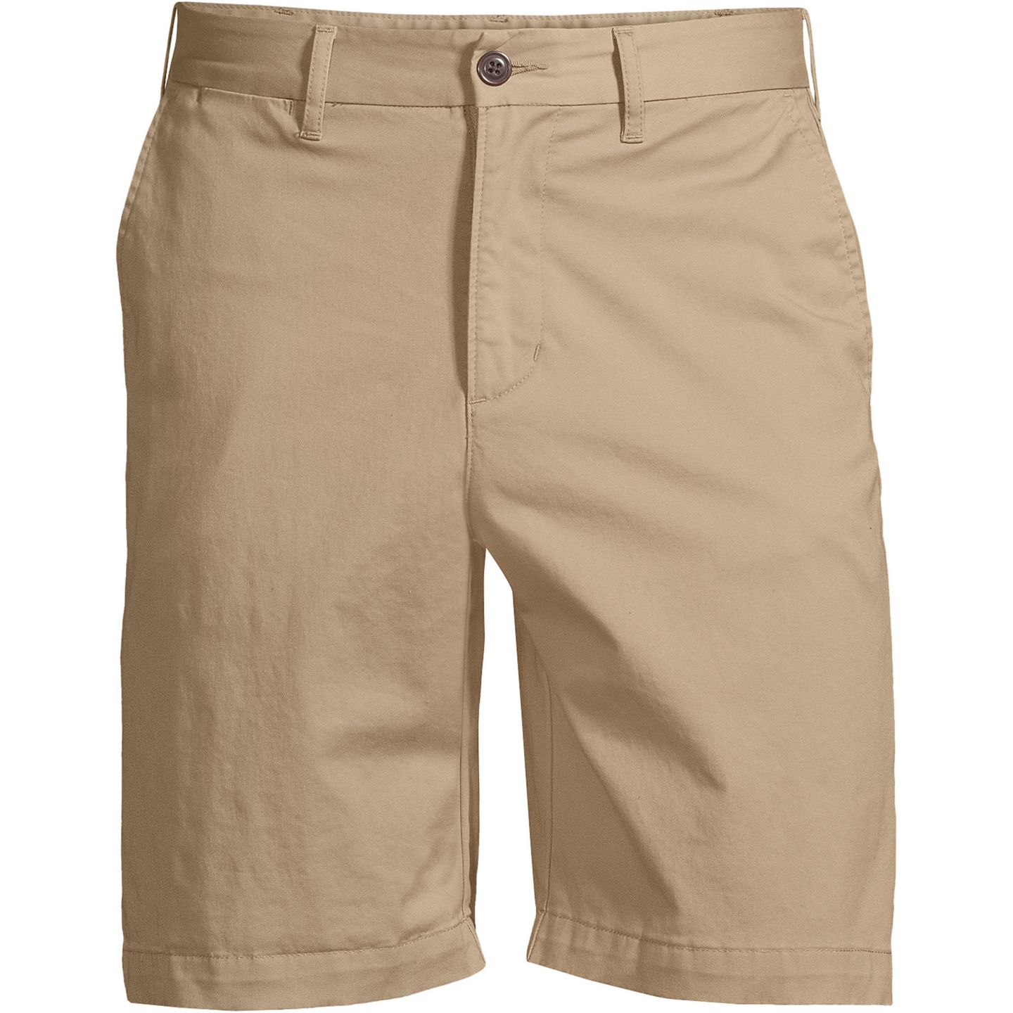 Мужские шорты Lands' End Big & Tall 9" Traditional Fit Comfort First Knockabout Chino, цвет: Хаки — фото 3