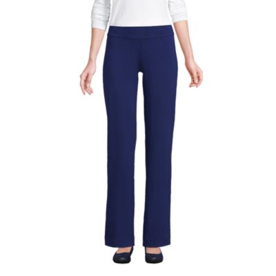 Women's Starfish Mid Rise Straight Leg Elastic Waist Pants