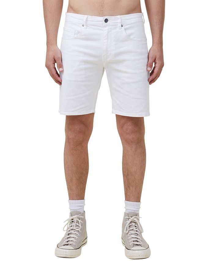 Cotton on top mens denim shorts
