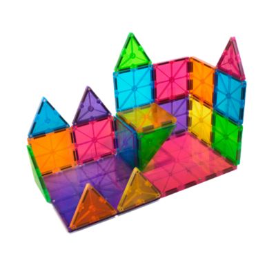 MAGNA-TILES  MAGNA-TILES Classic 32-Piece Magnetic Construction Set, Ages 3+