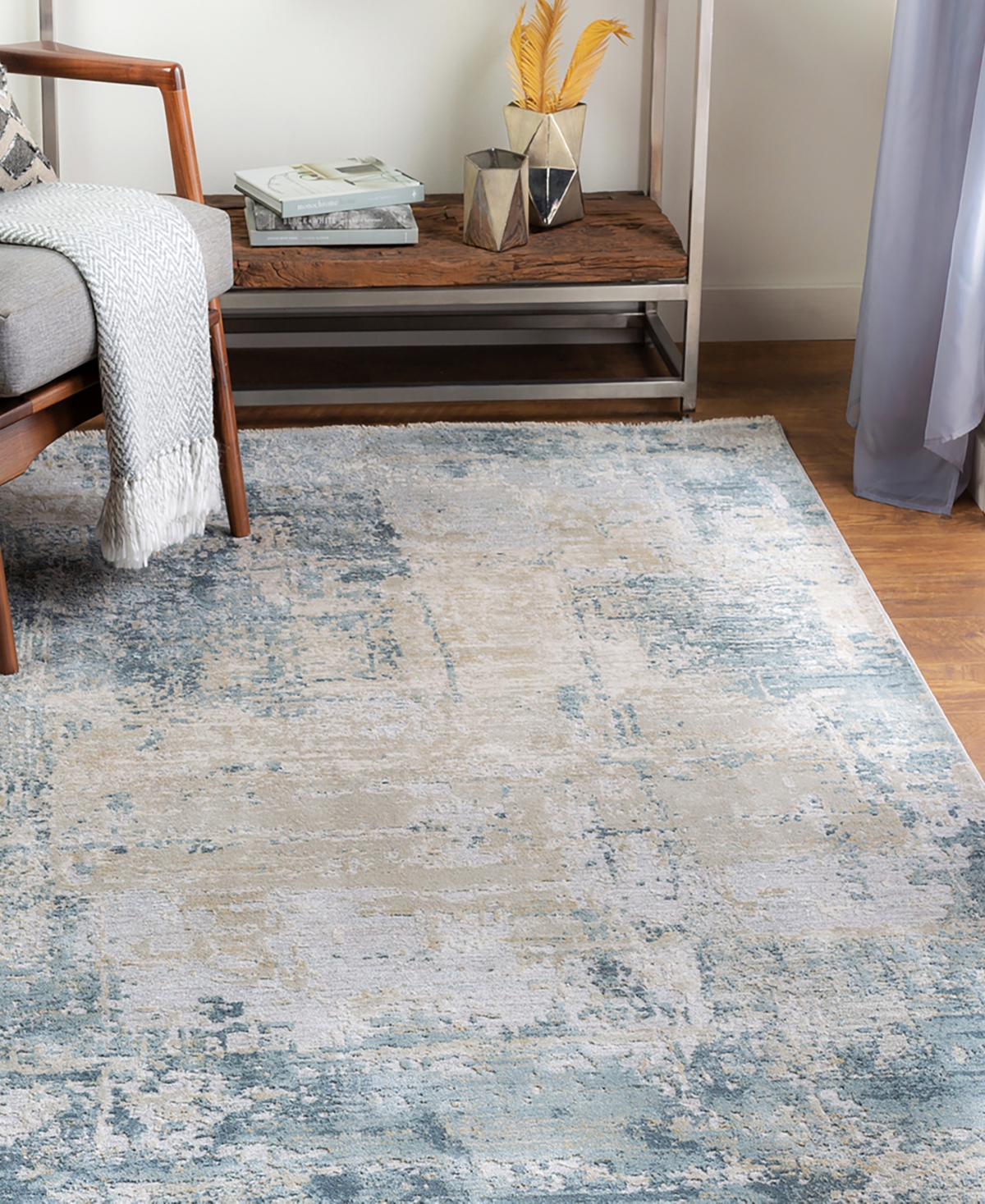 Livabliss Brunswick Bwk- 5'3" x 5'3" Round Area Rug