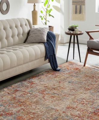 Mirabel MBE-2300 5'3" x 5'3" Round Area Rug