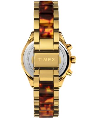 Women's Quartz Analog Premium Dress Alloy Gold-Tone Watch 38mm