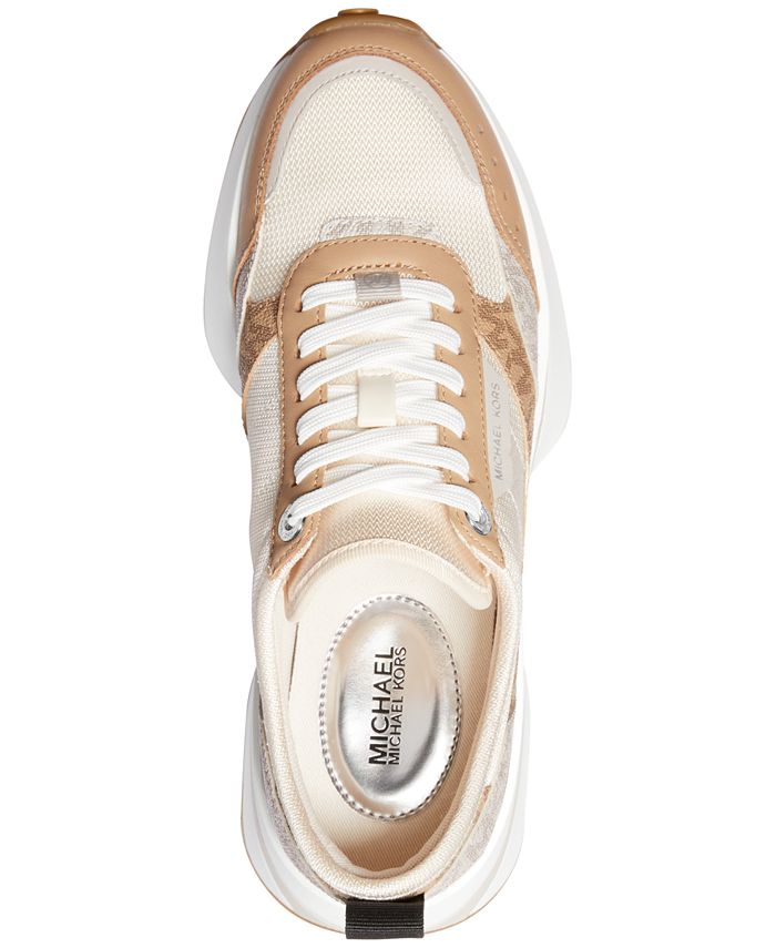 Michael Kors Women's Flynn Sporty Lace-Up Trainer Running Sneakers - Macy's