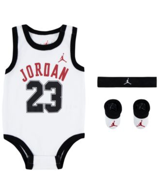 Jordan Baby Boys and Baby Girls Mesh Jersey Gift Box 3 Piece Set Macy s