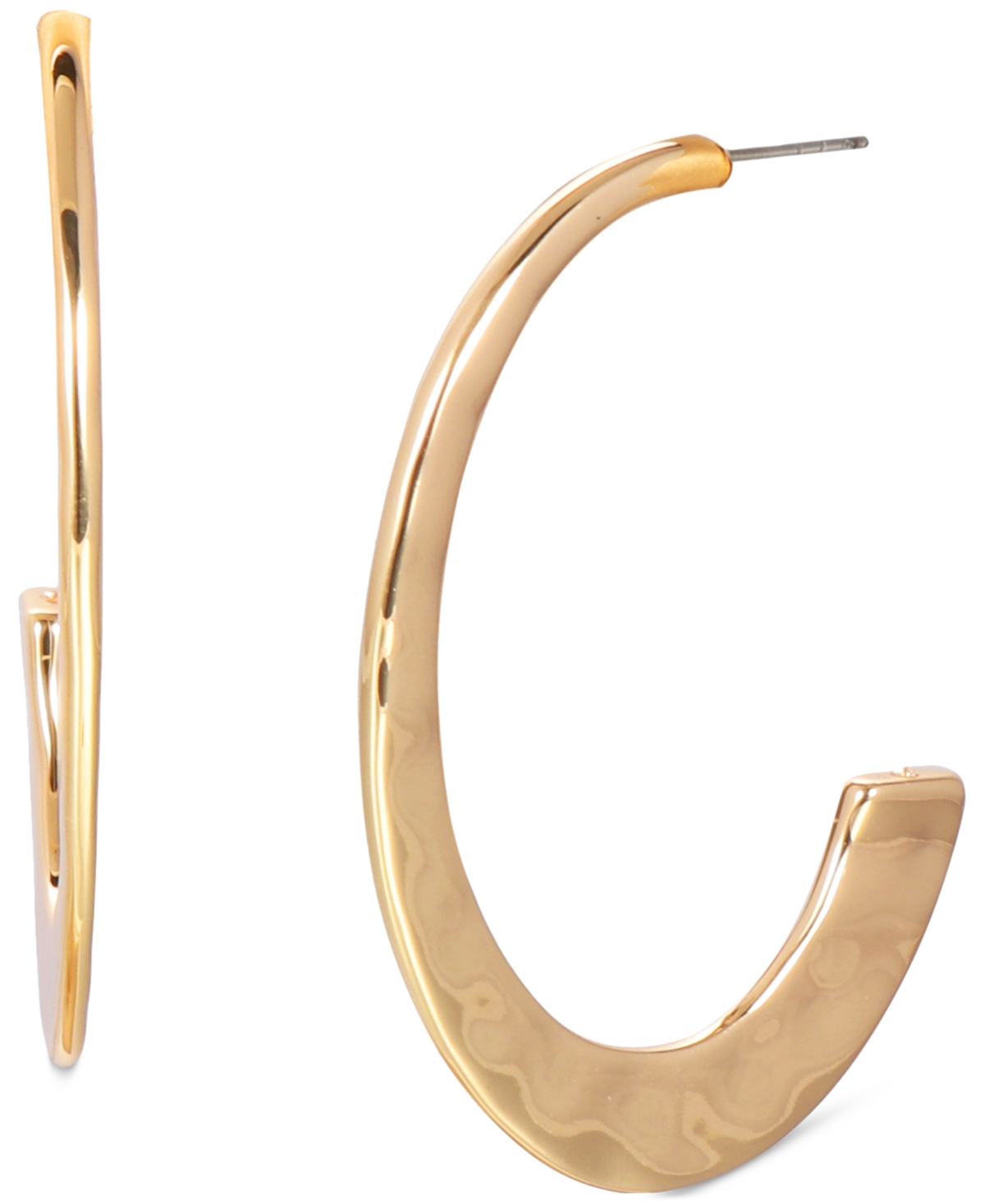 Style & Co Gold-tone Oval Open Hoop Earrings, Created For Macy's