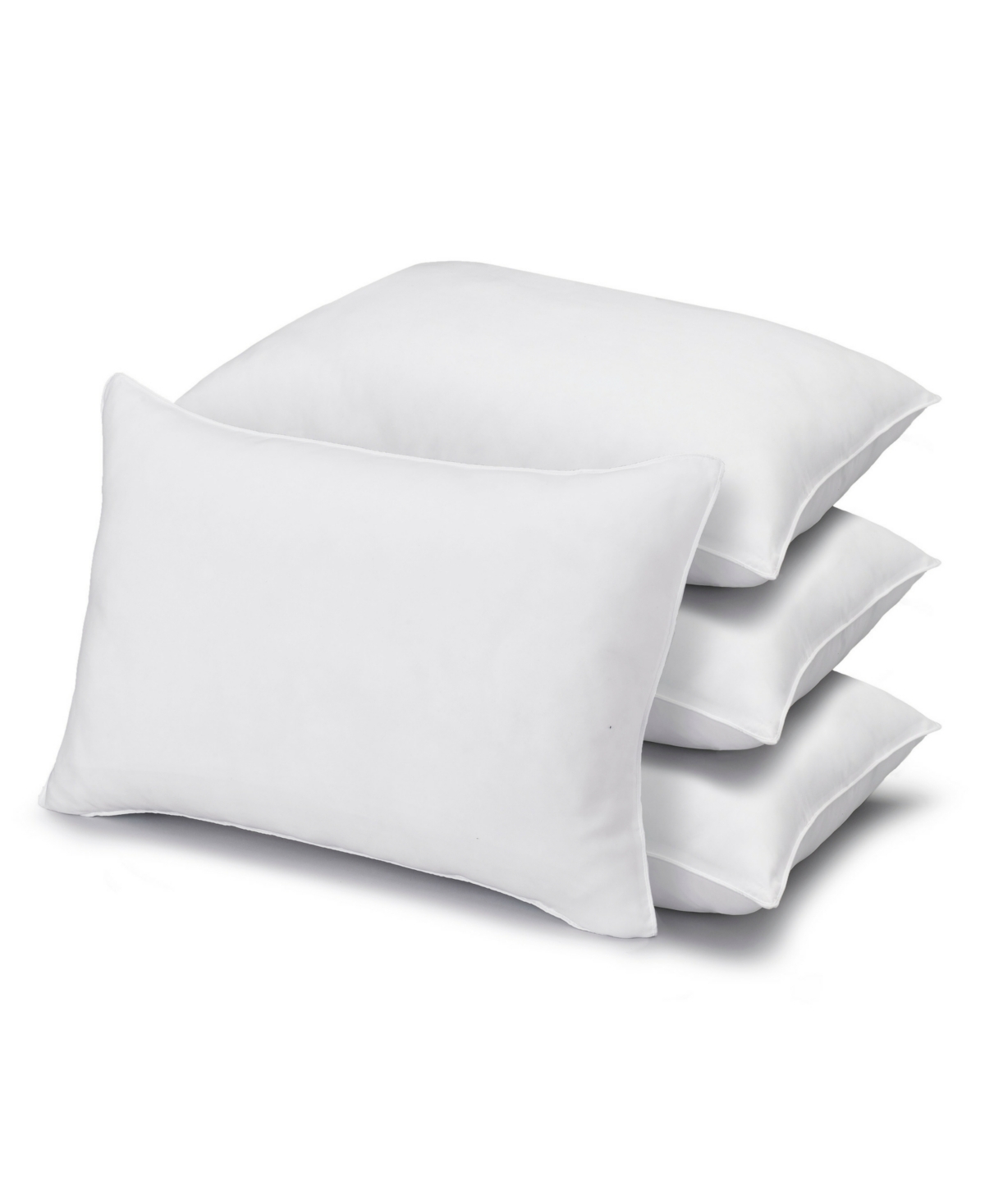 Ella Jayne Superior Cotton Blend Shell Soft Density Stomach Sleeper Down Alternative -Pack Pillows