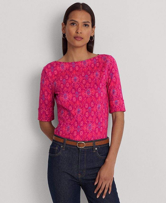 Ralph lauren elbow sleeve tee clearance