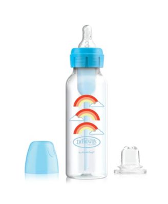 Anti-Colic Options+ Narrow Sippy Bottle Starter Kit, 8oz, 2 pack, Blue