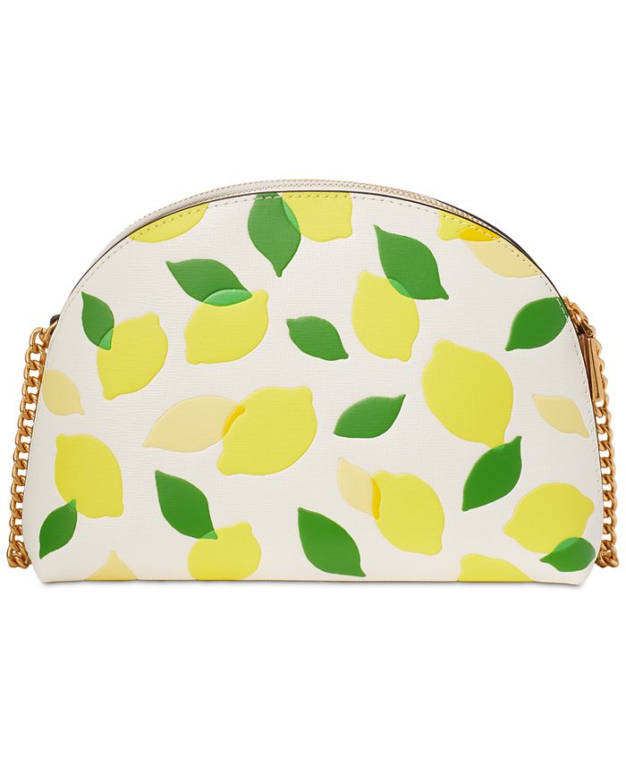 kate spade new york Lemon Toss Embossed Saffiano Small Leather