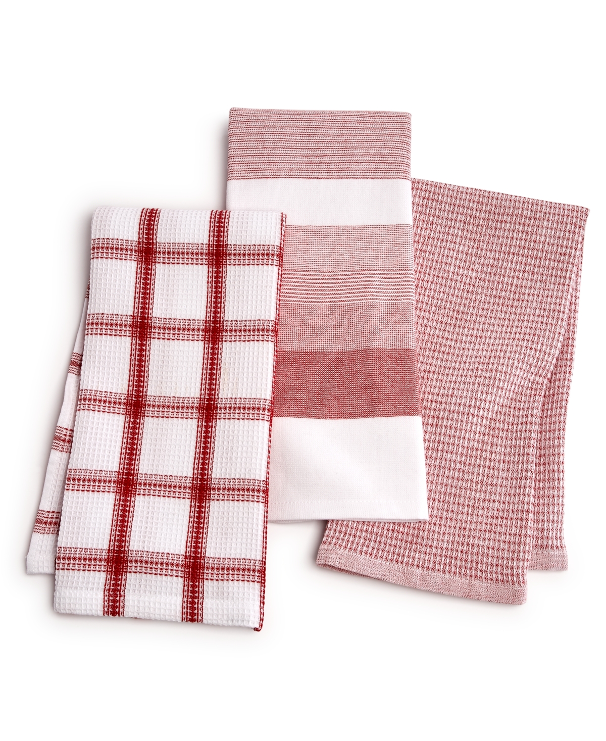 3-Pc. Cotton Red Towel Set, Created for Macy's