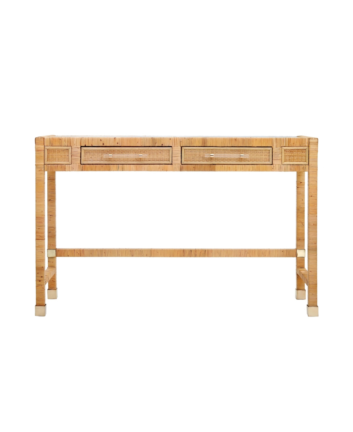 Tov Furniture Amara Rattan Desk In Natural