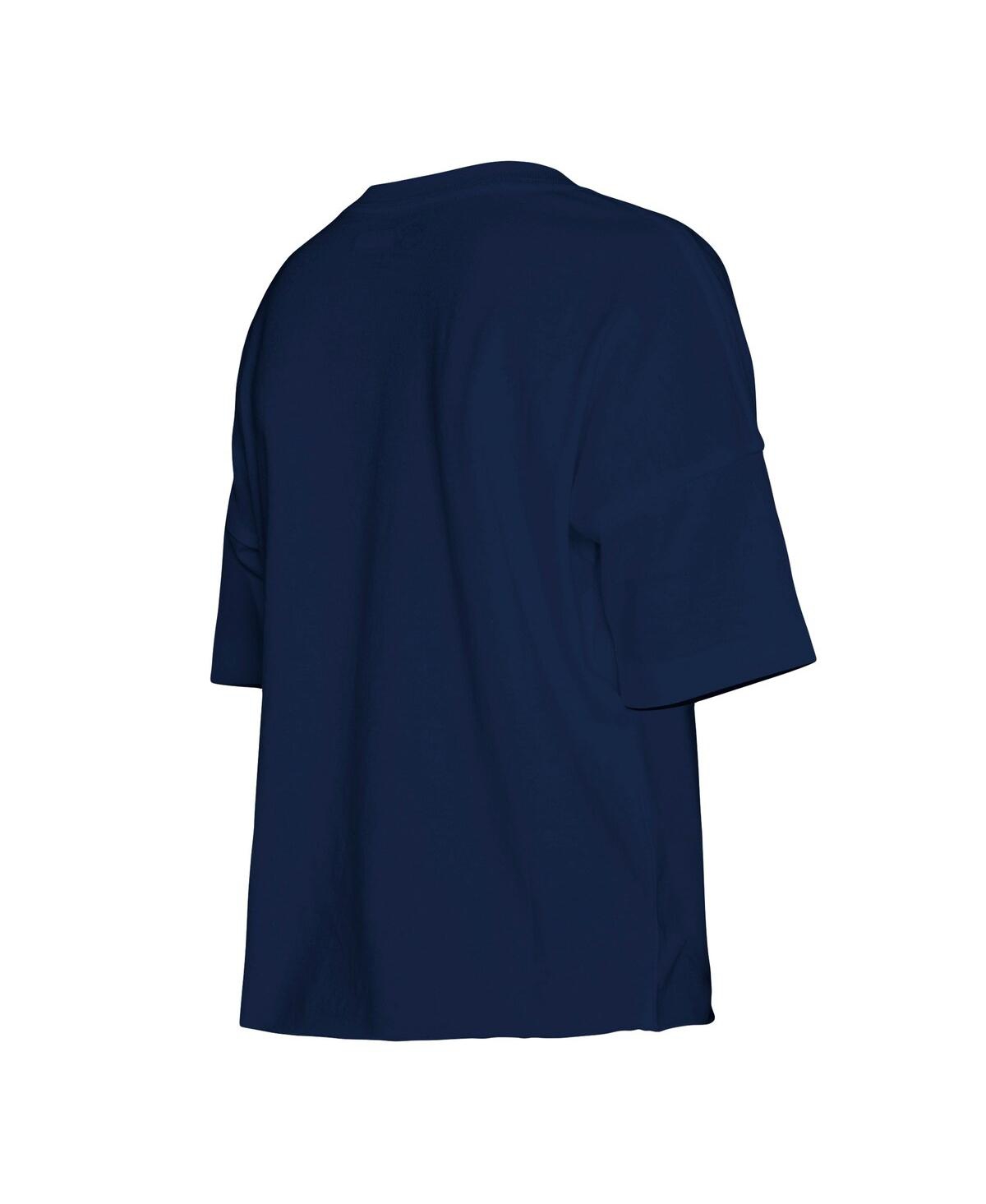 NEW ERA BIG GIRLS NEW ERA NAVY CLEVELAND GUARDIANS TEAM HALF SLEEVE T-SHIRT 