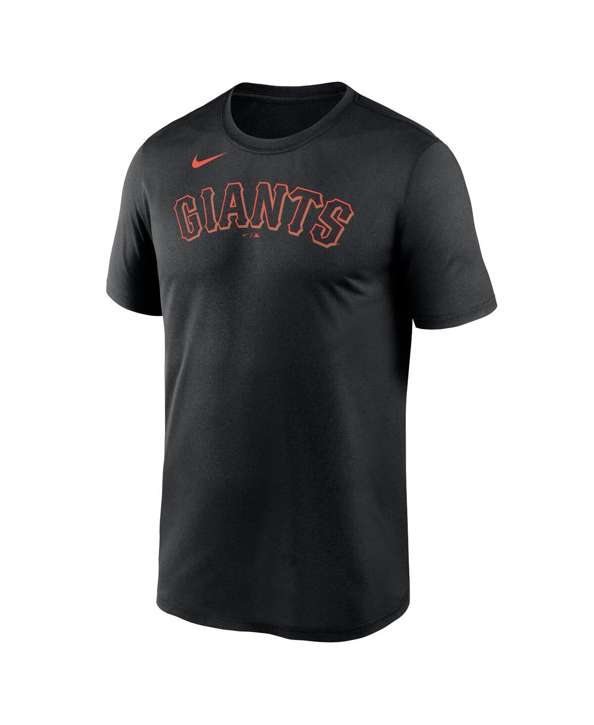 NIKE MEN'S NIKE BLACK SAN FRANCISCO GIANTS NEW LEGEND WORDMARK T-SHIRT