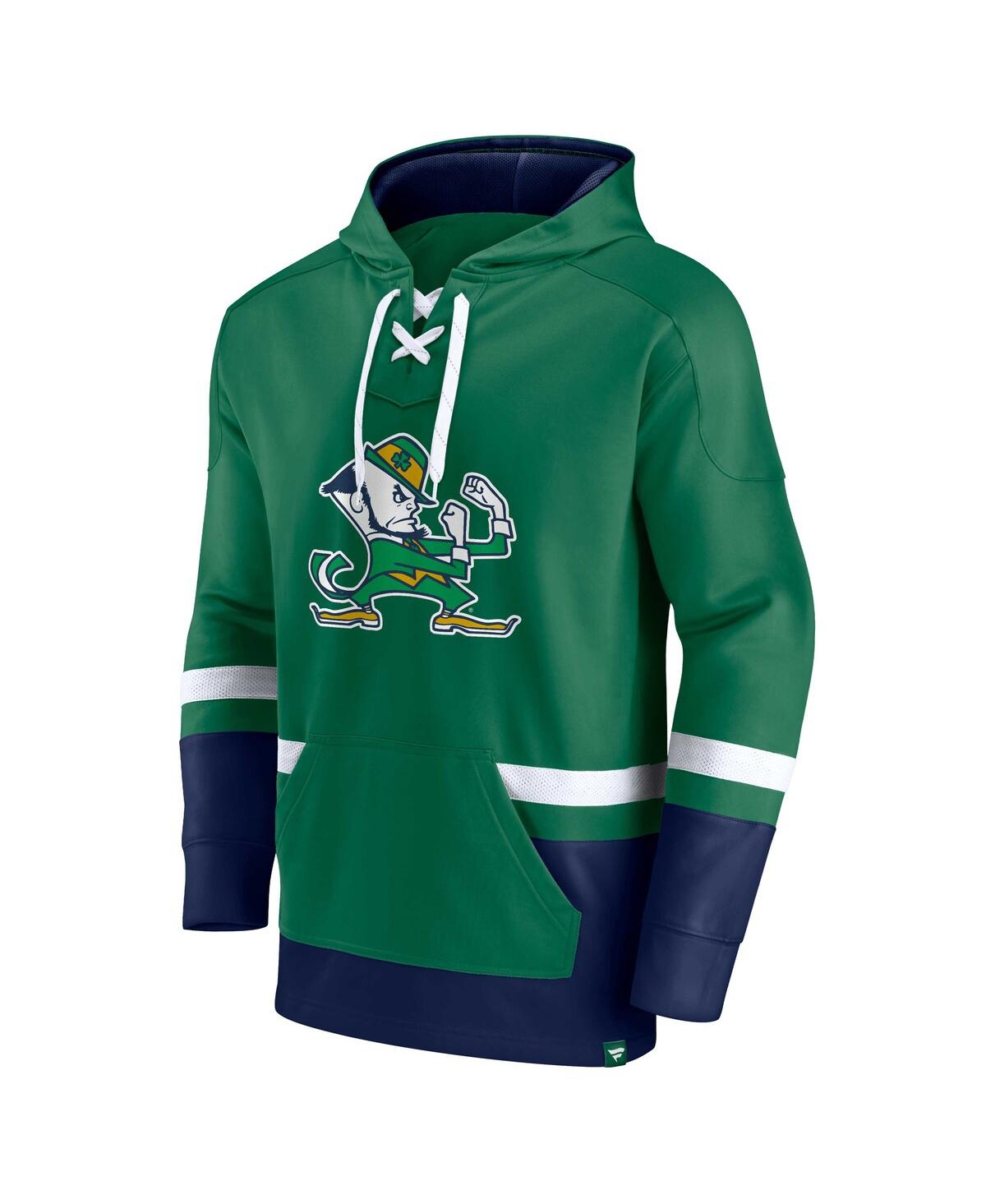 Men's FanaticsNotre Dame Fighting Irish First Battle Pullover Hoodie - Green