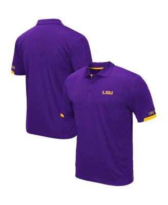 Men's Purple LSU Tigers Big and Tall Santry Polo Shirt