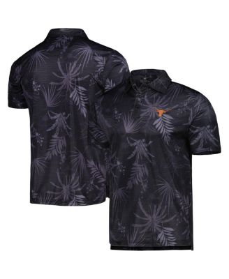 Men's Black Texas Longhorns Palms Team Polo Shirt