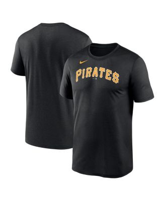 Nike Pittsburgh Pirates Black Logo Legend Short Sleeve T Shirt