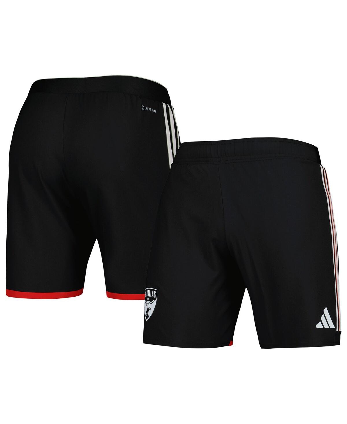 Shop Adidas Originals Men's Adidas Black Fc Dallas 2023 Away Aeroready Authentic Shorts