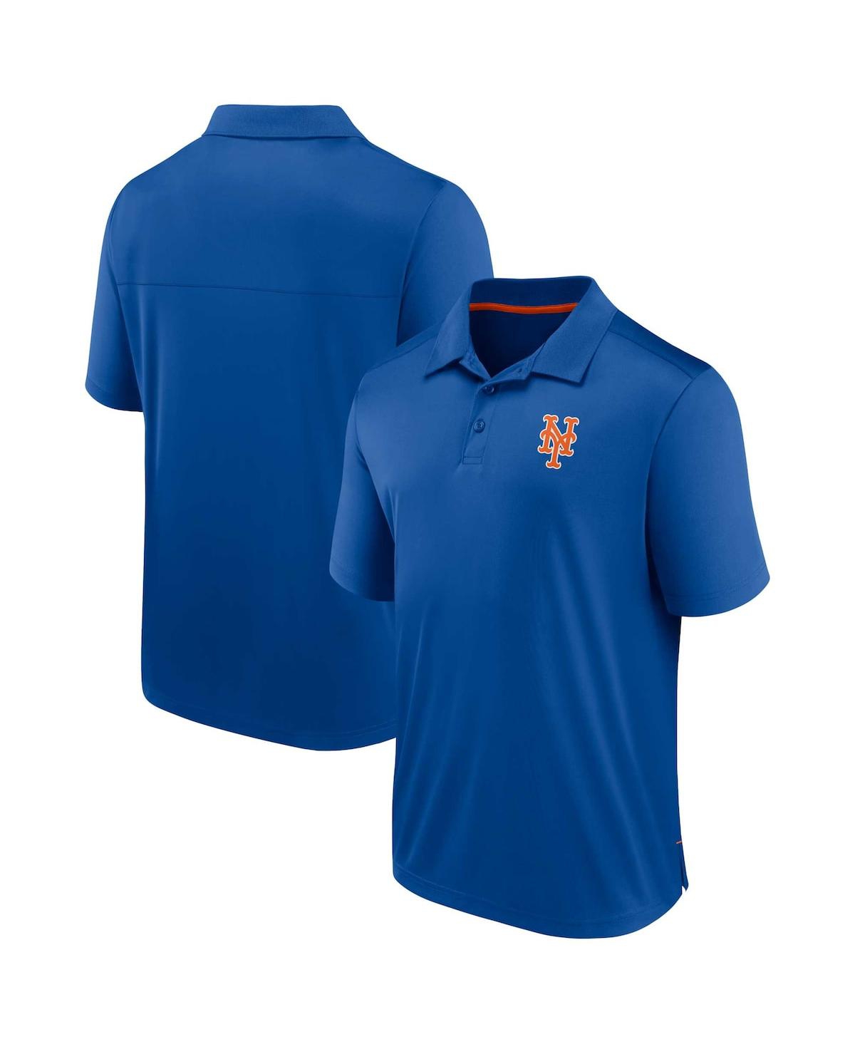 Shop Fanatics Men's  Royal New York Mets Hands Down Polo Shirt