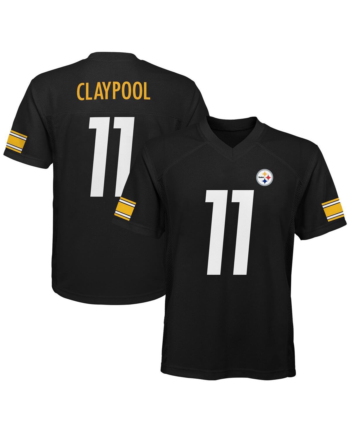Big Boys and Girls Chase ClaypoolPittsburgh Steelers Replica Player Jersey - Black