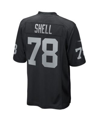 Men's Art Shell Black Las Vegas Raiders Game Retired Player Jersey