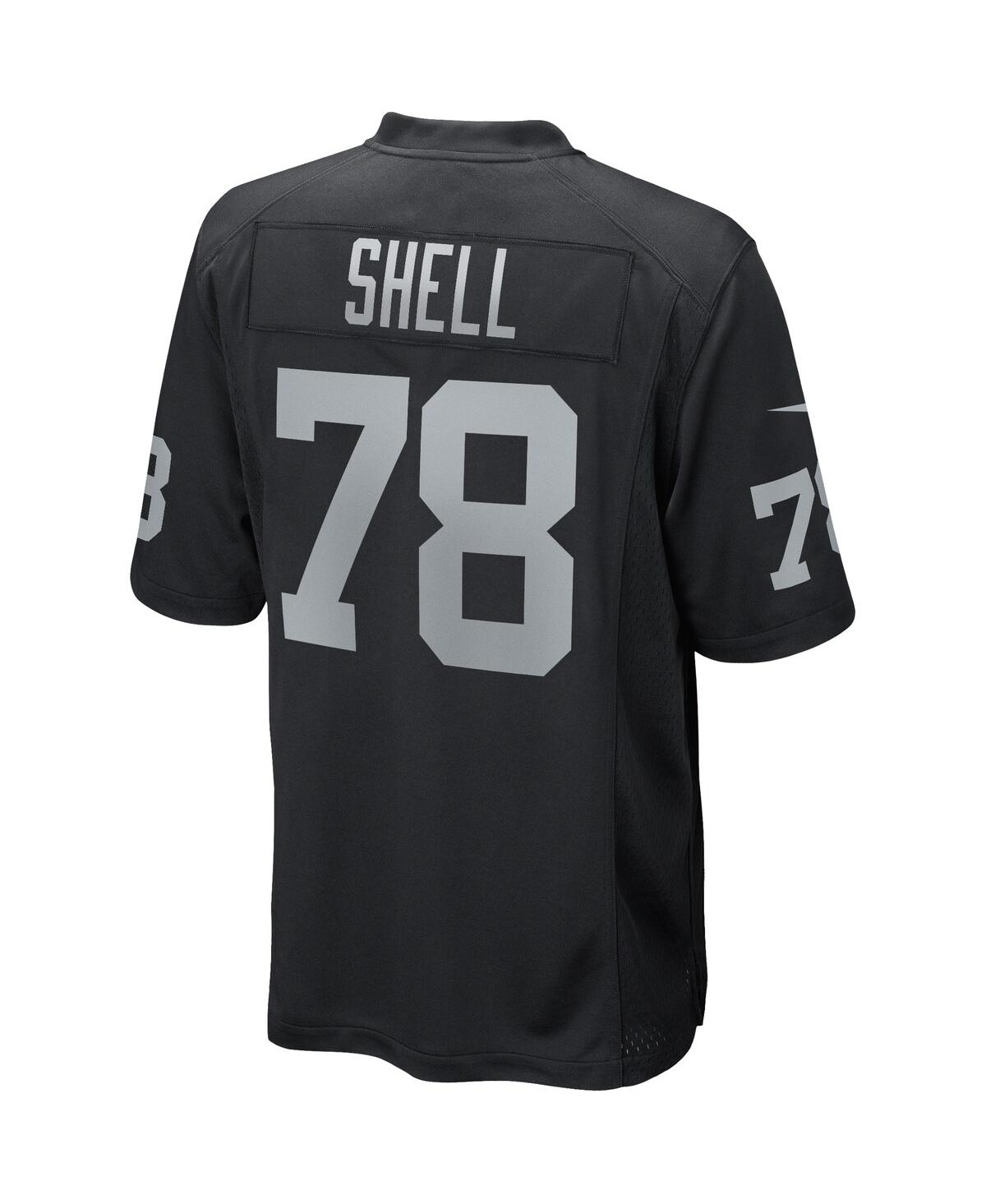 Men's Nike Art ShellLas Vegas Raiders Game Retired Player Jersey - Black