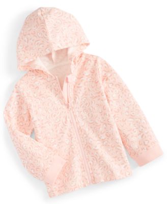 First Impressions - Toddler Girl Cheetah Chat Zip-Up Hoodie, Created for Macy's