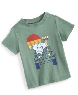 First Impressions - Baby Boys Jeep Safari Graphic T-Shirt, Created for Macy's