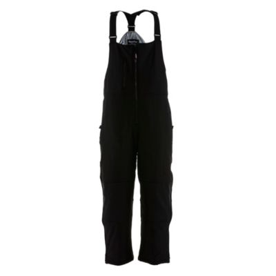 Men's Insulated Softshell Bib Overalls - Water-Repellent, Wind-Tight, Thermal Workwear for Extreme Cold