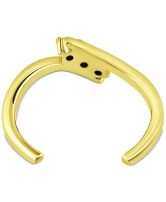 Cubic Zirconia Three Stone Toe Ring, Created for Macy's