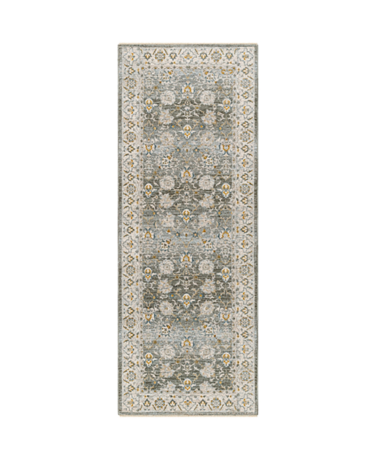 Surya Dresden Dre-2312 2'7" X 10' Runner Area Rug In Olive