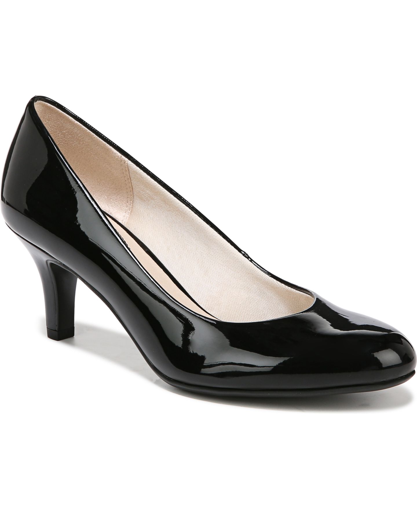 Женские туфли LifeStride Parigi Dress Pumps, цвет: Чёрный искусственный лаковый — фото 1