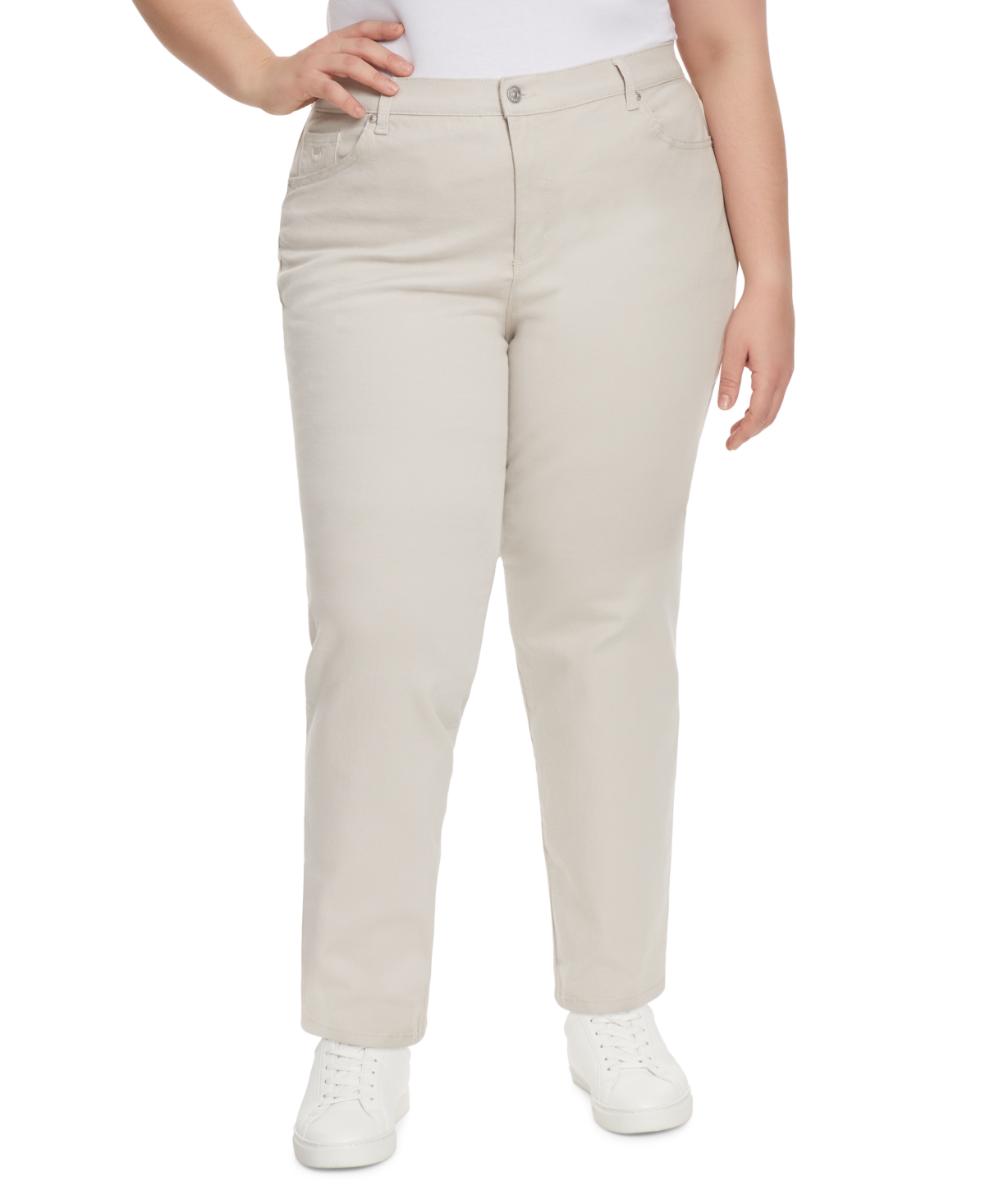 Gloria Vanderbilt Women's Plus Size Amanda Short-Length Jeans