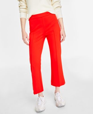 On 34th - Women's Solid Ponte Ankle Kick Flare Pants, Created for Macy's