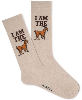 K. Bell Socks - Men's I Am The Goat Crew Socks