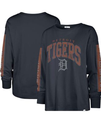 47 Brand Women's Navy Detroit Tigers Statement Long Sleeve T-shirt - Macy's