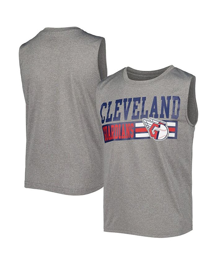 Men's Nike Heather Gray Cleveland Guardians Team T-Shirt