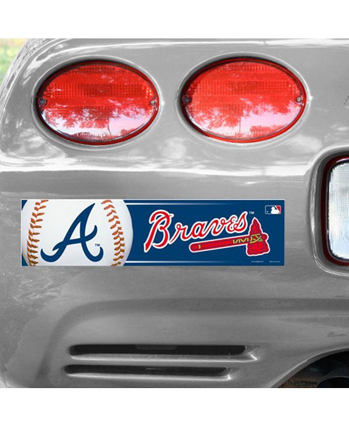 WinCraft Atlanta Braves 12'' x 3'' Primary Bumper Sticker
