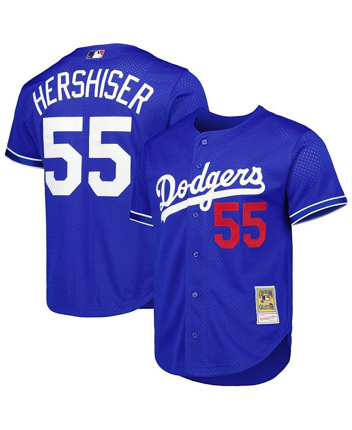 Men's Mitchell & Ness Heathered Royal Los Angeles Dodgers