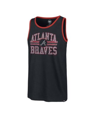 Men's Navy Atlanta Braves Winger Franklin Tank Top