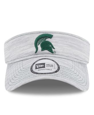 Men's Gray Michigan State Spartans Logo Adjustable Visor
