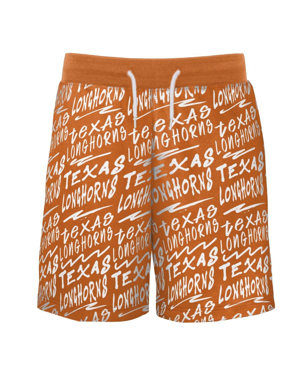 Shop Outerstuff Big Boys And Girls Texas Orange Texas Longhorns Super Shorts