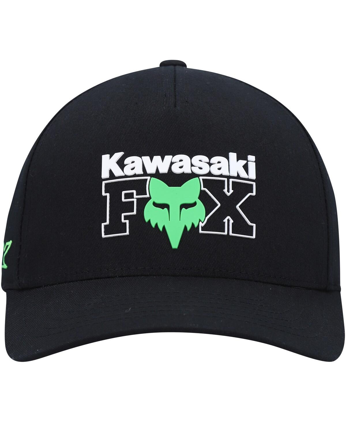 Shop Fox Men's  Black Kawasaki Flex Hat