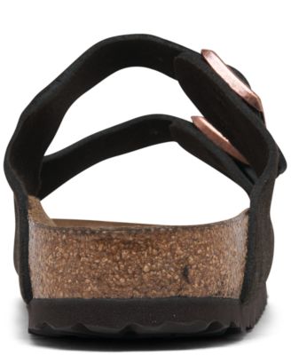 Women's Arizona Soft Footbed Suede Leather Sandals from Finish Line